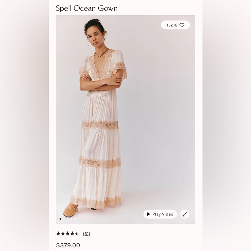 Spell and the Gypsy Ocean Gown (never worn) large